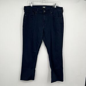 Paige Jeans Men's 34 Federal Slim Straight Casual High Rise Dark Navy Blue
